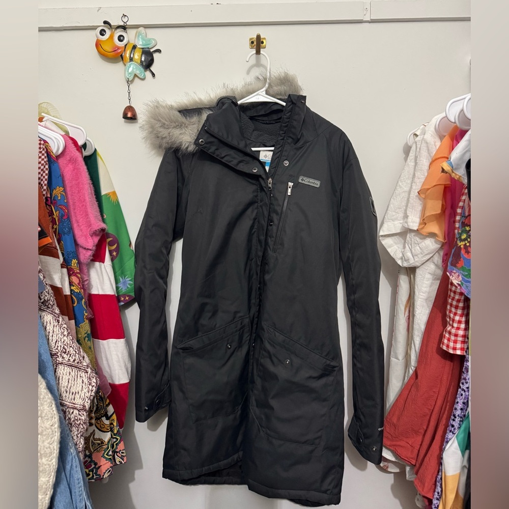 Columbia Shuttle Mountain Long Insulated Coat Size L